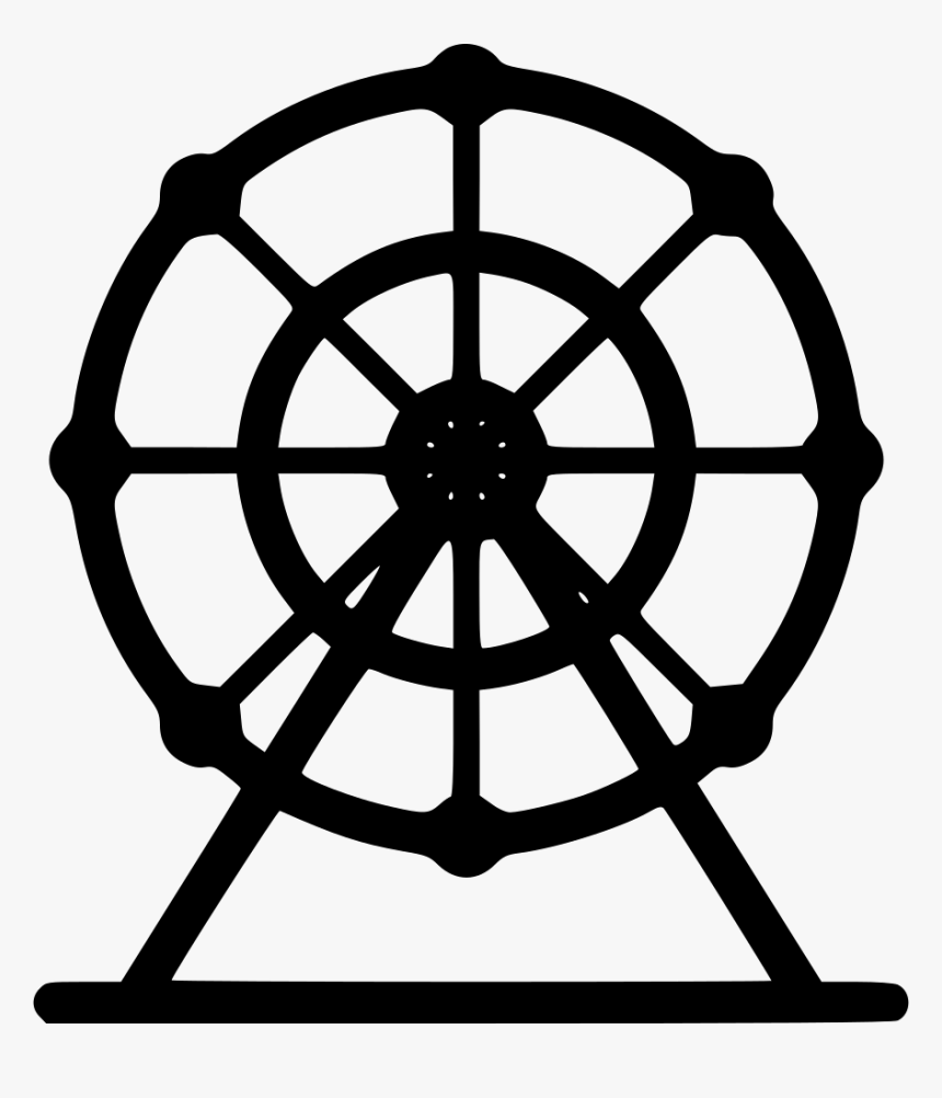 Fair Ii - Boat Steering Wheel Black And White, HD Png Download, Free Download