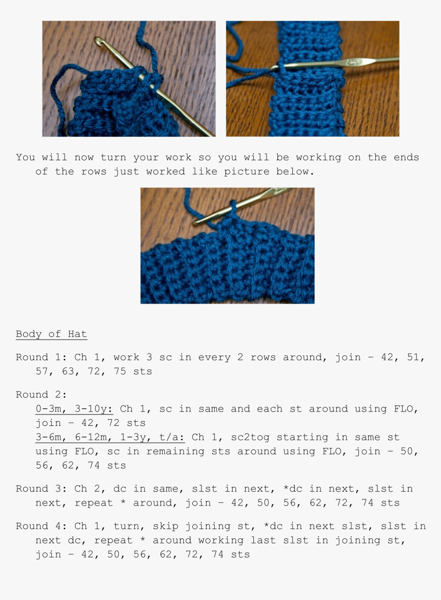 Verity Beanie, Slouch, Or Messy Bun Free Crochet Pattern - Knitting, HD Png Download, Free Download