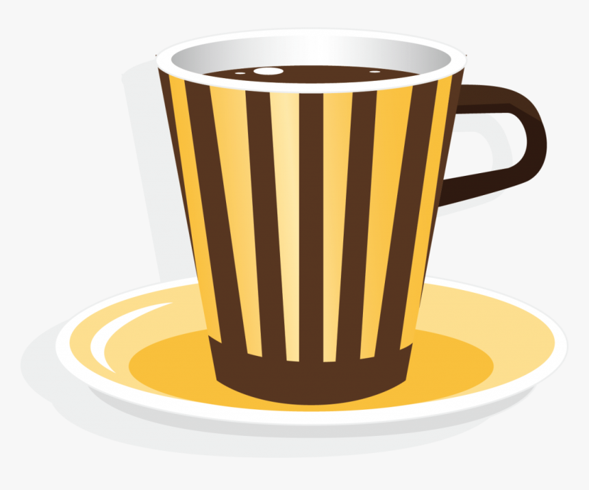 Free Paper Coffee Cup Png - Coffee Cup Cafe Template, Transparent Png, Free Download