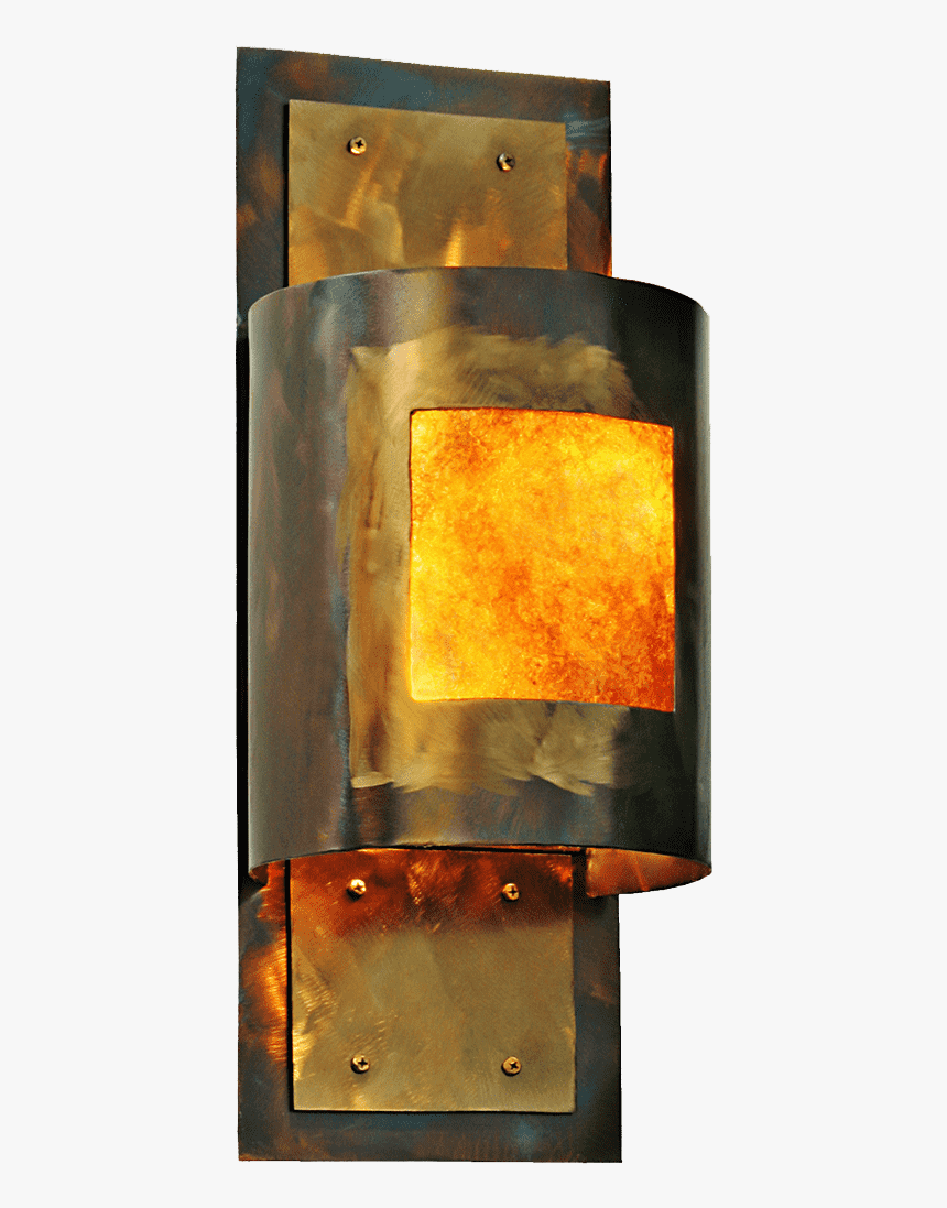 Rustic Sconce, Cuadrado, Southwest Lighting, Mountain - Flame, HD Png Download, Free Download