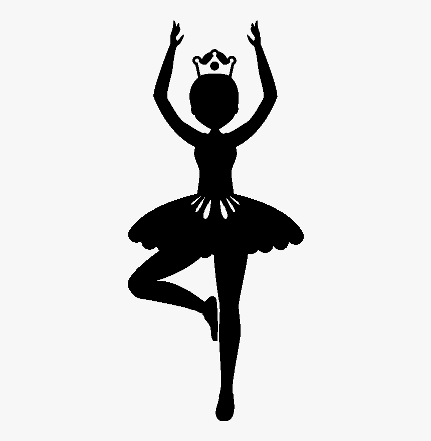 Ballet Dancer Silhouette - Ballerine Danseuse Dessin Png, Transparent Png, Free Download