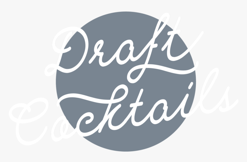 Draftcocktails - Calligraphy, HD Png Download, Free Download