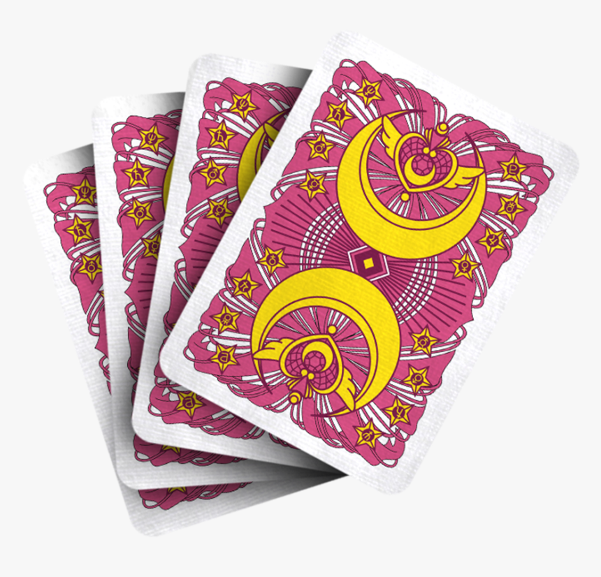 Bicycle Card Back Png - Sailor Moon Poker Cards Png, Transparent Png, Free Download