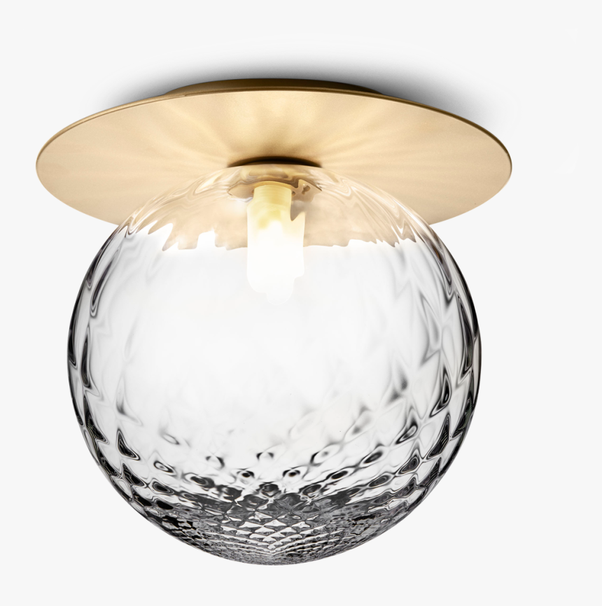 Nuura Liila 1 Large Optic Gold Guld Glass Glas Lamp - Ceiling Light, HD Png Download, Free Download