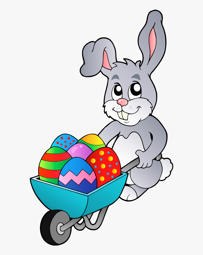 Easter Bunny Easter Egg Rabbit Hare - Translucent Easter Bunny Clear Background, HD Png Download, Free Download
