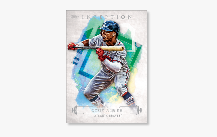 Ozzie Albies 2019 Inception Baseball Base Poster - 2019 Topps Inception Baseball, HD Png Download, Free Download
