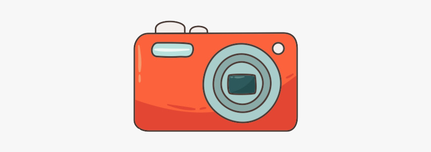Lens Drawing Animated Camera - Camera, HD Png Download - kindpng