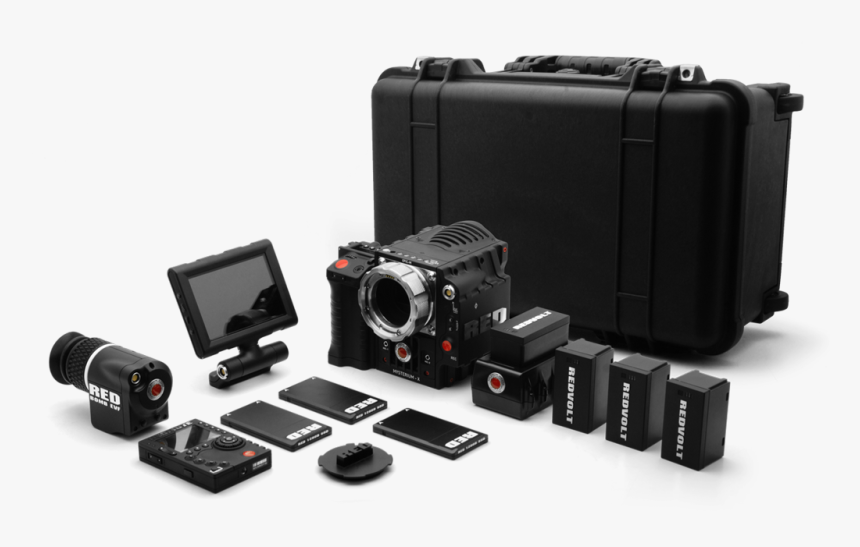 Red Camera Set Hand Held, HD Png Download, Free Download