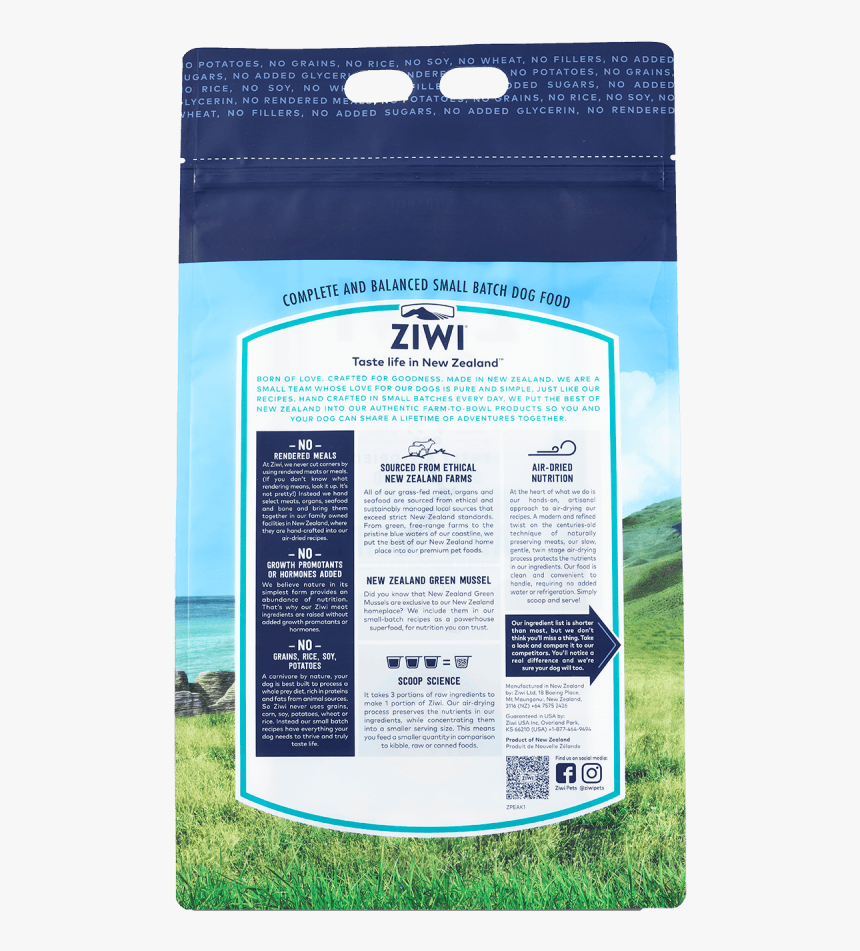 Dog Mackerel & Lamb Air-dried - Ziwi Peak Mackerel 1kg, HD Png Download, Free Download