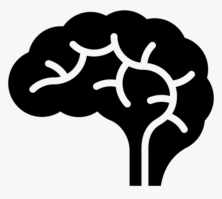 Black Brain Icon Png, Transparent Png, Free Download