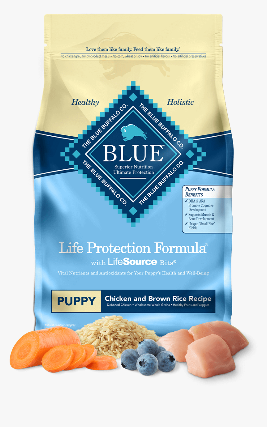 Life Protection Formula Puppy Chicken & Brown Rice - Grain Free Blue Buffalo Puppy Food, HD Png Download, Free Download