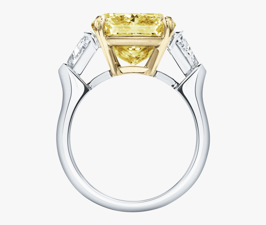 Classic Winston™, Radiant Yellow Diamond Ring - Ring, HD Png Download, Free Download