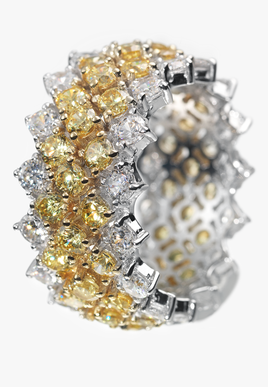 Josephine Yellow Diamond Ring - Ring, HD Png Download, Free Download