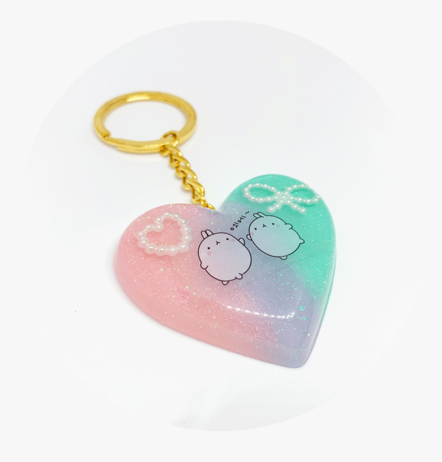 Molang Heart - Friends - Keychain, HD Png Download, Free Download
