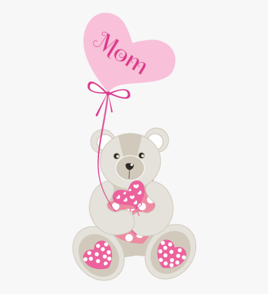 Mothers Day Bear Clipart, HD Png Download, Free Download