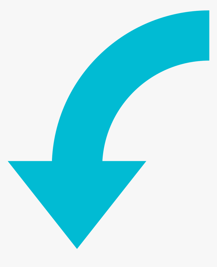 This Icon Looks Like A Large Arrow, Pointing Downward - Graphic Design, HD Png Download, Free Download