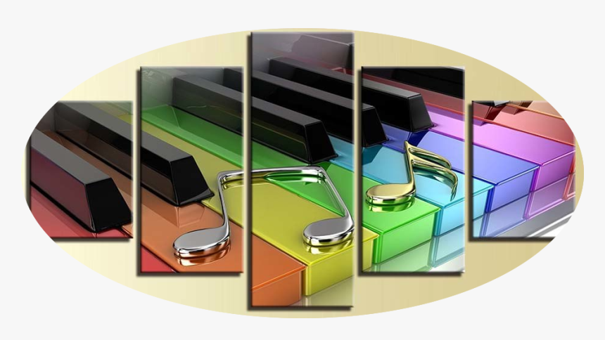 "the Rainbow Piano" - Painting, HD Png Download, Free Download