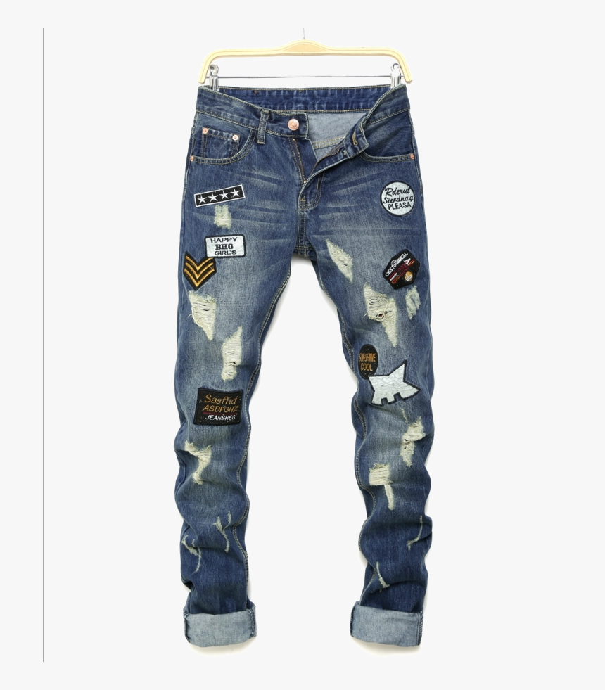 Biker Jeans Png Transparent Image - New Design Jeans Boys, Png Download ...