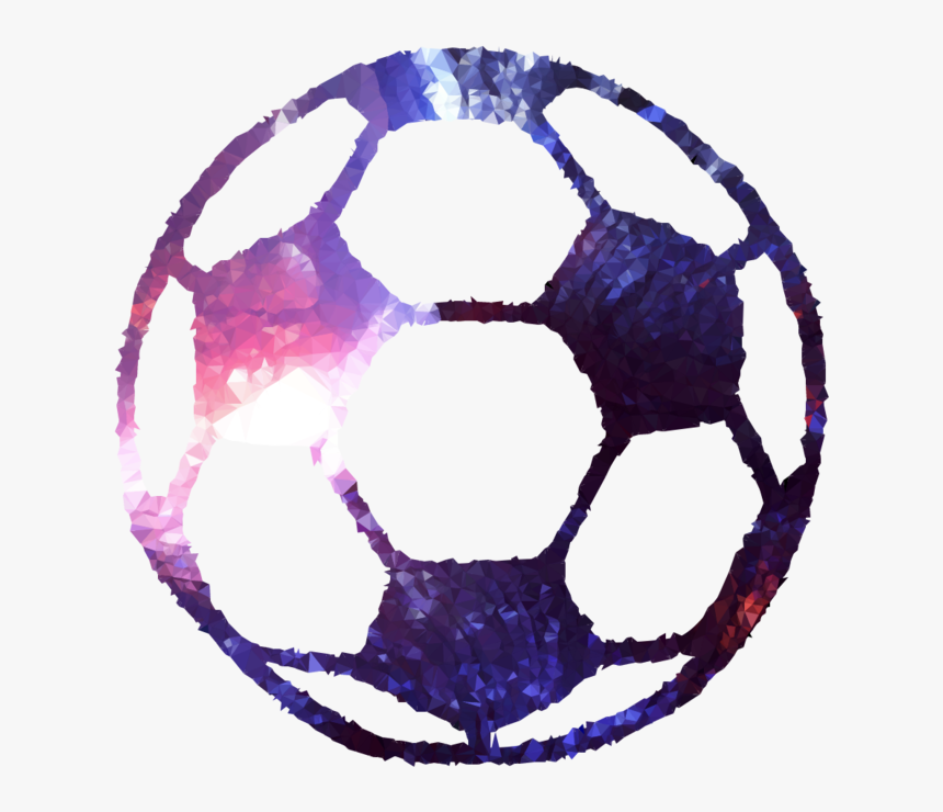 Purple Soccer Ball Clipart Vector Transparent Football - Soccer Ball, HD Png Download, Free Download