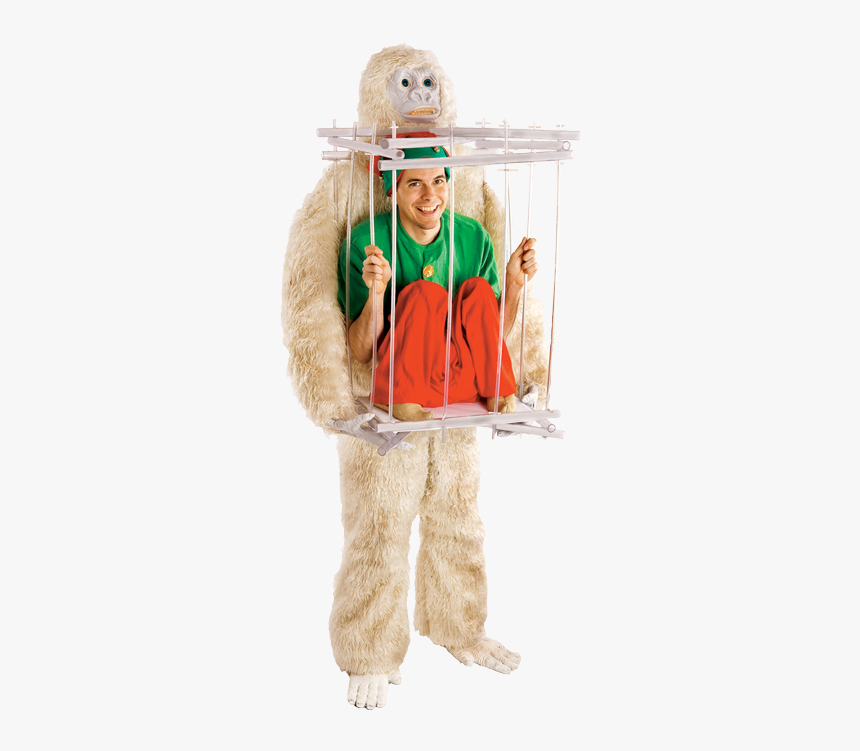 Man In A Gorilla Cage Costume, HD Png Download, Free Download