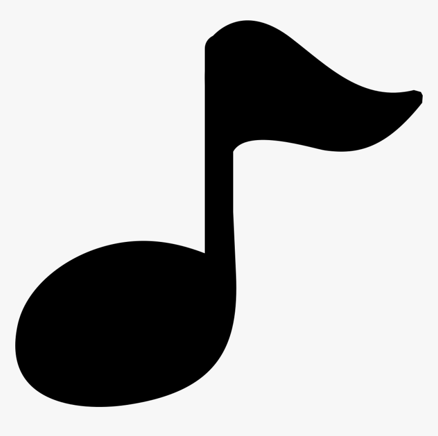 Music Black Note Shape - Music Note Shape, HD Png Download, Free Download