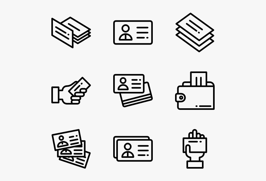 Business Card Icons Png - Vector Computer Icon Png, Transparent Png, Free Download