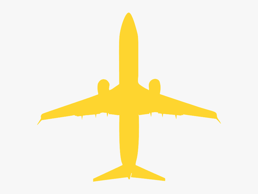 Airplane Silhouette Png, Transparent Png, Free Download