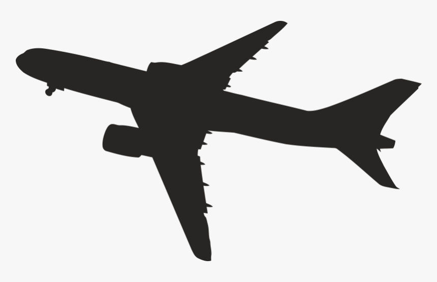 Airplane Silhouette Illustration Aviation Image - Airplane, HD Png Download, Free Download