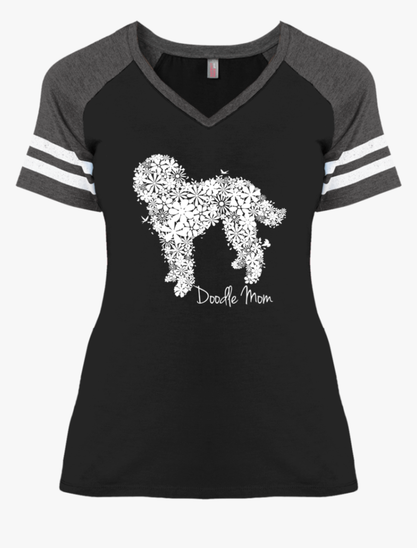 Flower Doodle Ladies - Panthers Mom Football Shirt, HD Png Download, Free Download