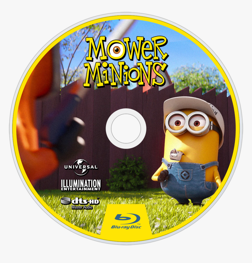 Mower Minions Bluray Disc Image - Cd, HD Png Download, Free Download