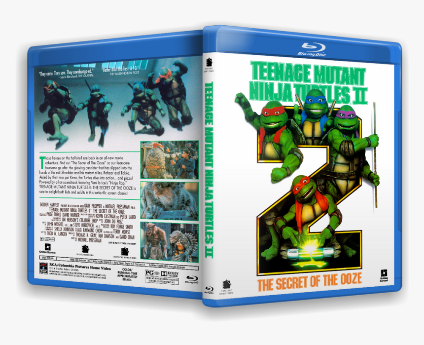 Eh1c - Teenage Mutant Ninja Turtles Blu Ray Cover, HD Png Download, Free Download