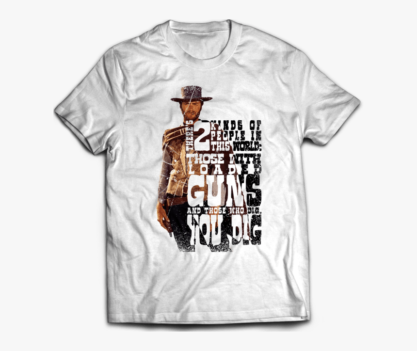 Camiseta Masculina Faroeste Clint Eastwood - Joker Face T Shirt, HD Png Download, Free Download
