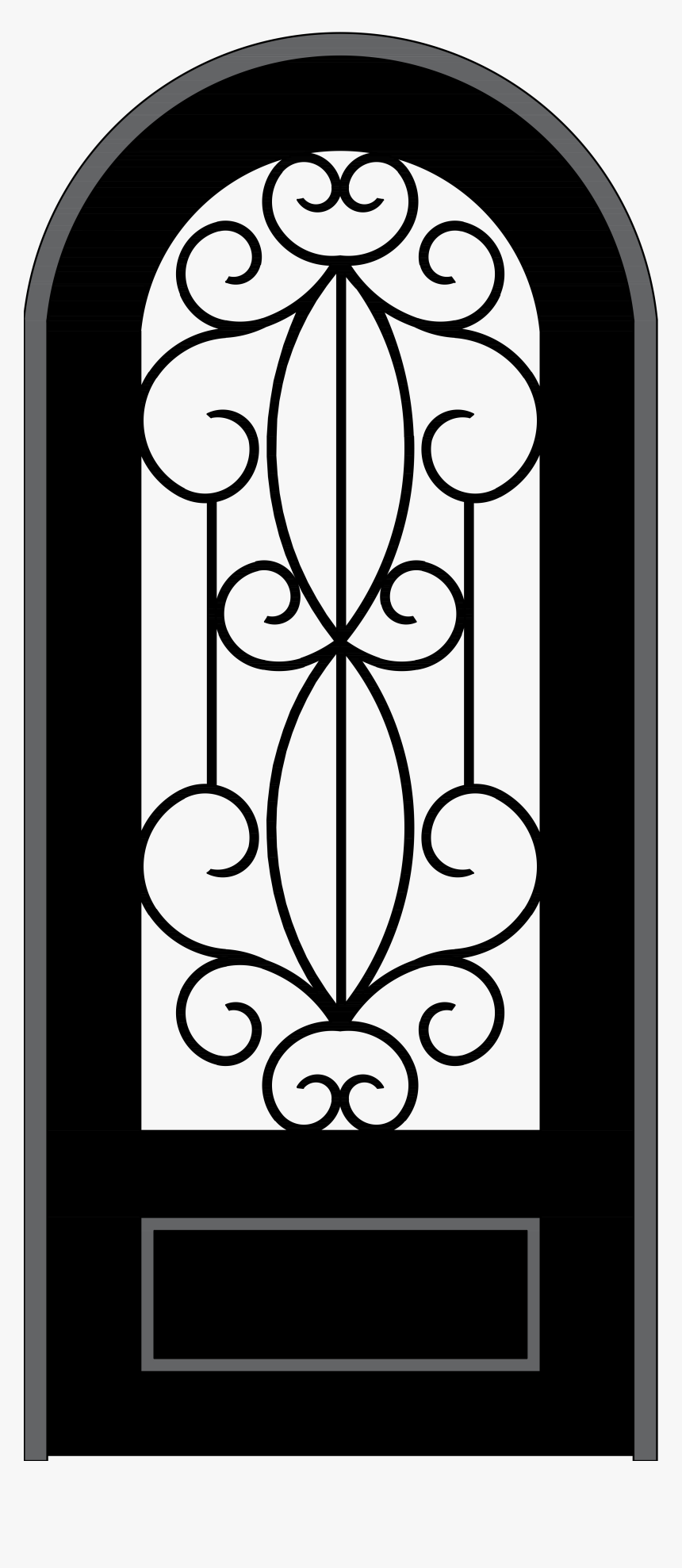 Iron Door Design Png Hd, Transparent Png, Free Download