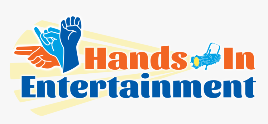 Hands In Entertainment Logo With Glow - Graphic Design, HD Png Download, Free Download