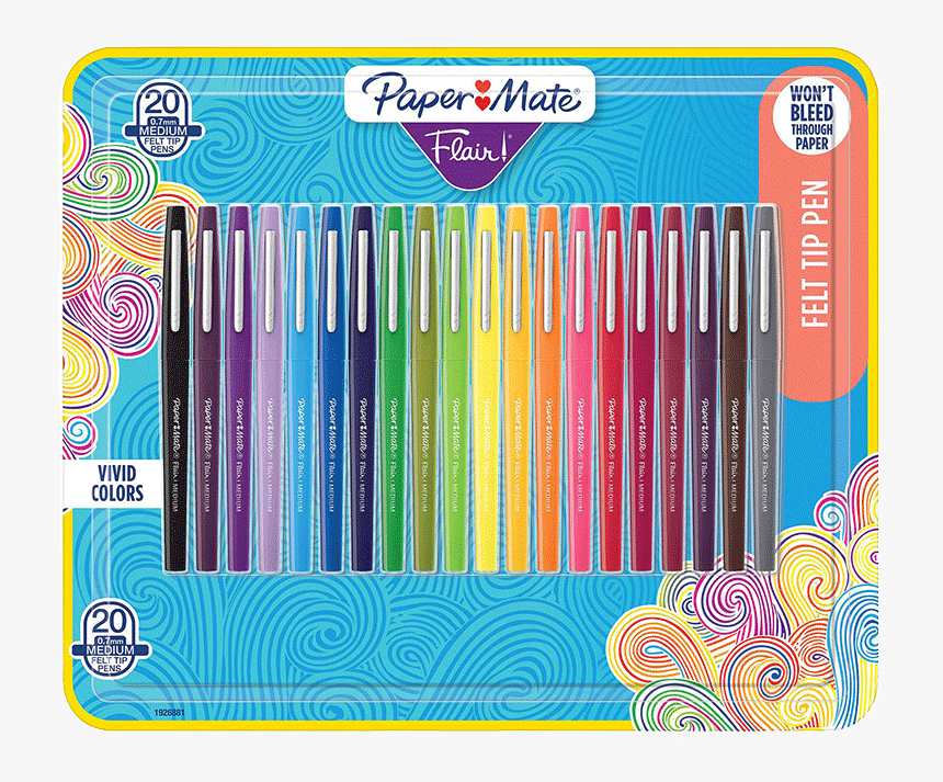 Paper Mate Flair Pens 32 Pack, HD Png Download, Free Download