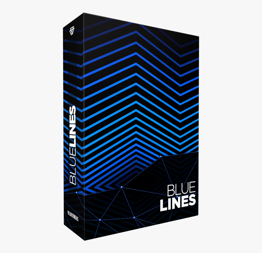 Blue Lines Vj Loops, HD Png Download, Free Download