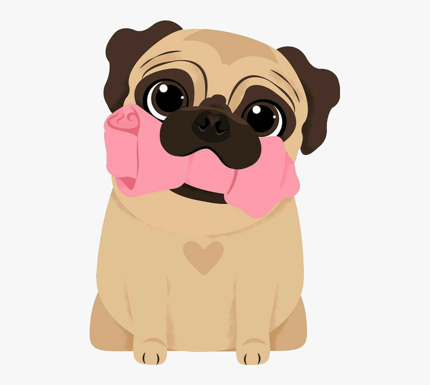 #pet #dog #pug #cute #animal #cachorro #fofo - Pug Header, HD Png Download, Free Download