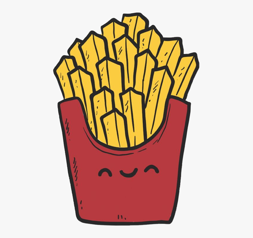 Fries Vector Kawaii - Papas Fritas Imagenes Kawaii, HD Png Download, Free Download