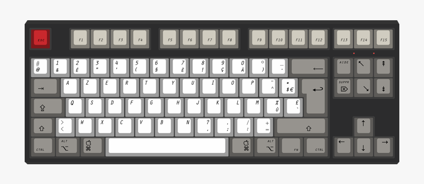 Png Keyboard Keys - Tai Hao Dark Grey, Transparent Png, Free Download
