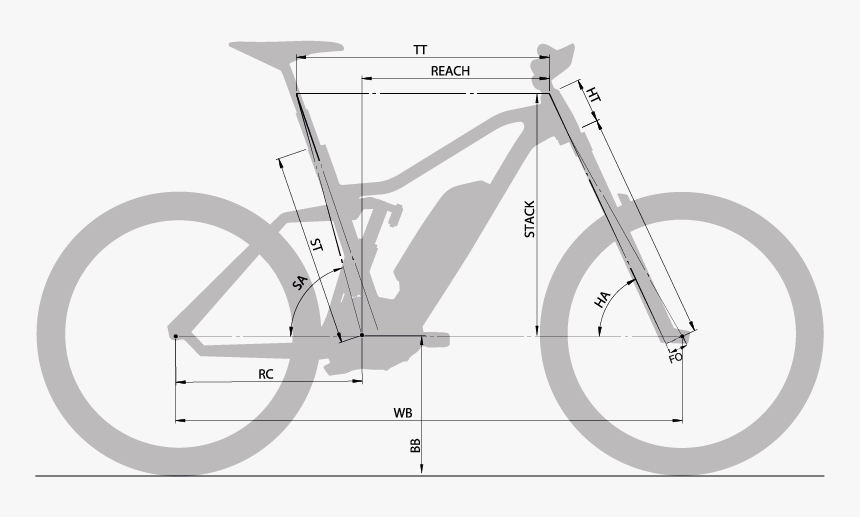 Moustache Downhill Electric Bike Sizing - Fahrrad Ghost, HD Png Download, Free Download