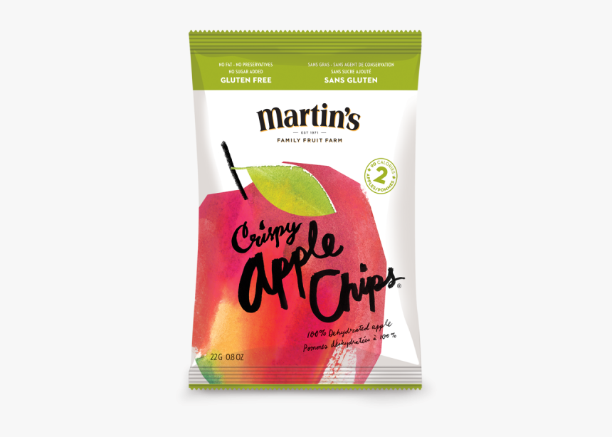 Crispy Apple Chips - Martin's Crispy Apple Chips, HD Png Download, Free Download