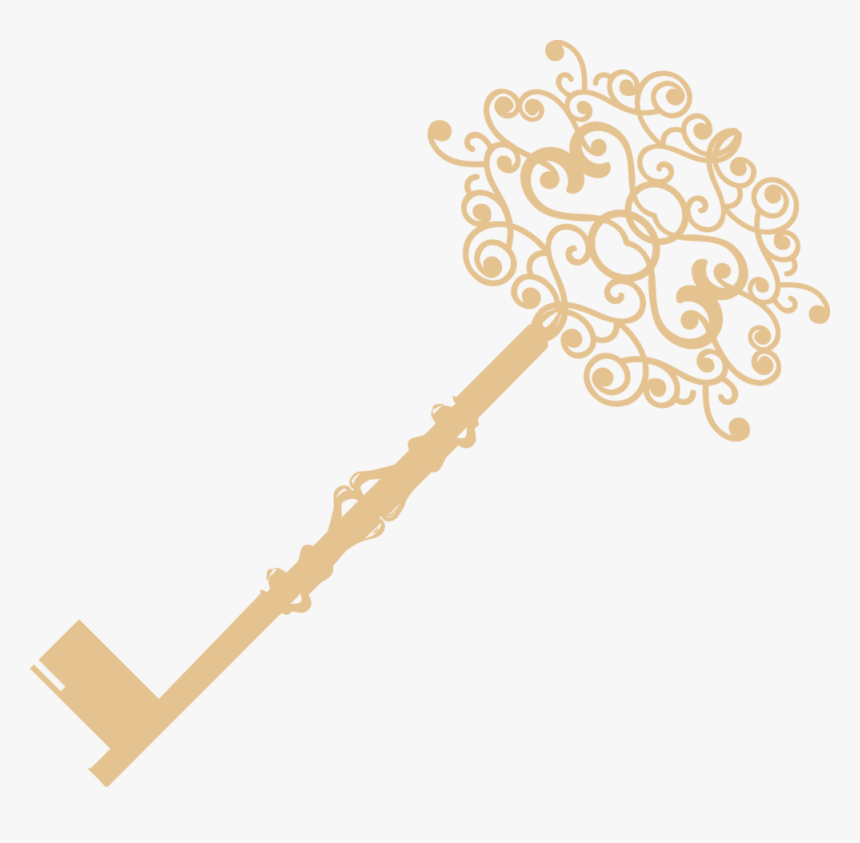 Keys Transparent Gold - Transparent Background Gold Key Png, Png Download, Free Download