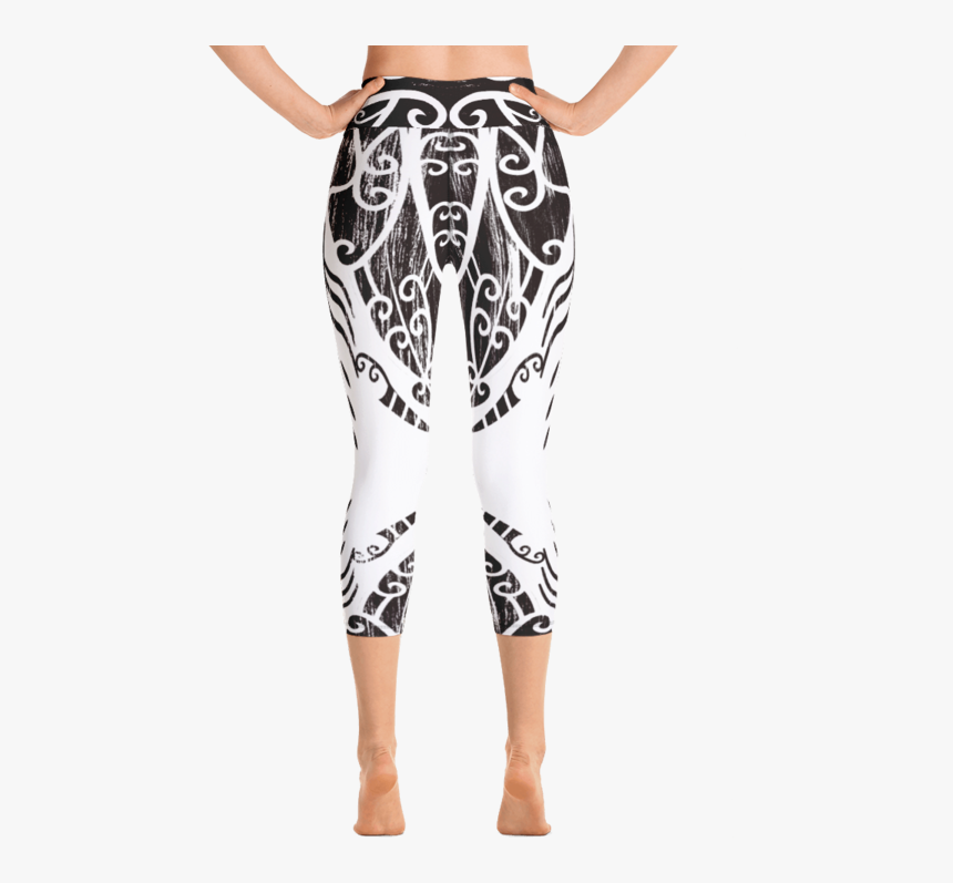 Tribal Tatoo Yoga Capri Leggings - Nightwear, HD Png Download, Free Download