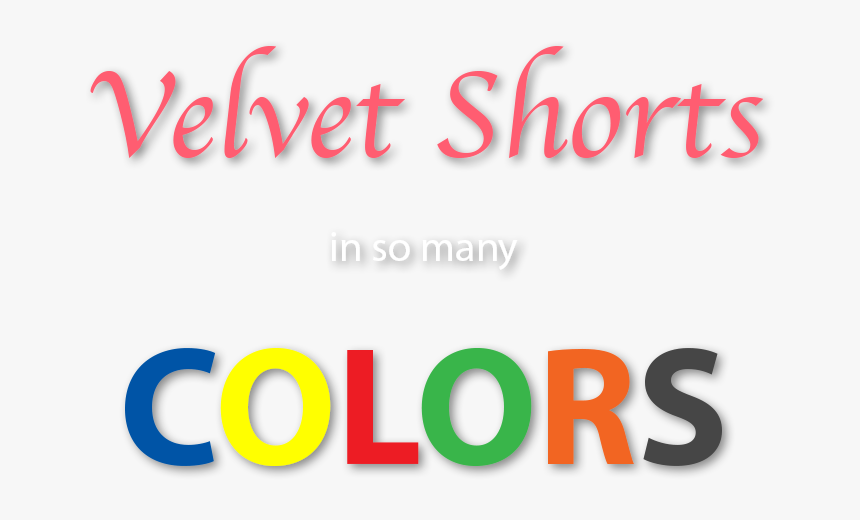 Velvet Shorts - Graphic Design, HD Png Download, Free Download