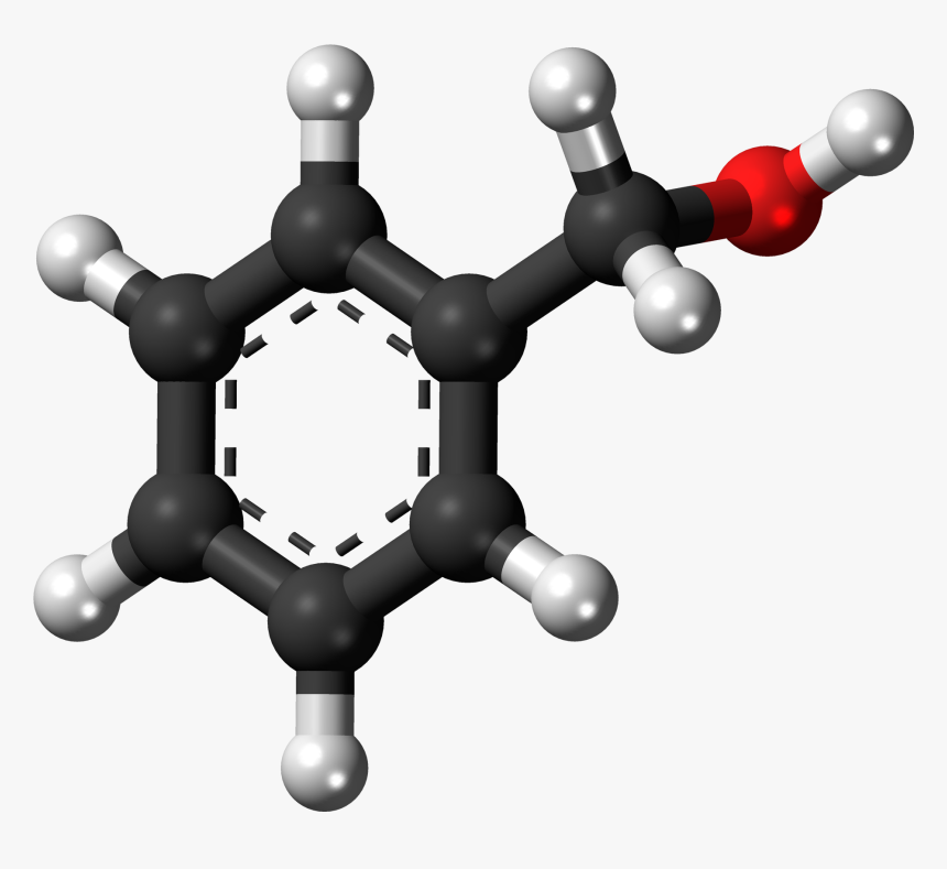 Benzyl Alcohol 3d Structure, HD Png Download, Free Download