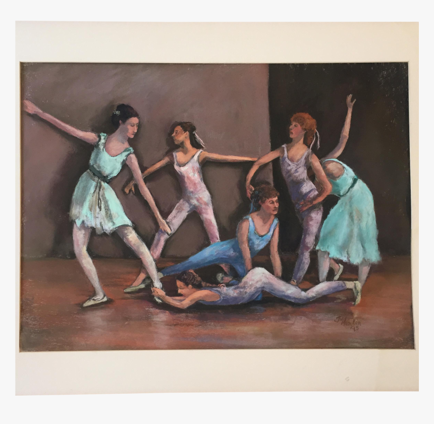 Pastels Drawing Ballet Dancer - Painting, HD Png Download, Free Download