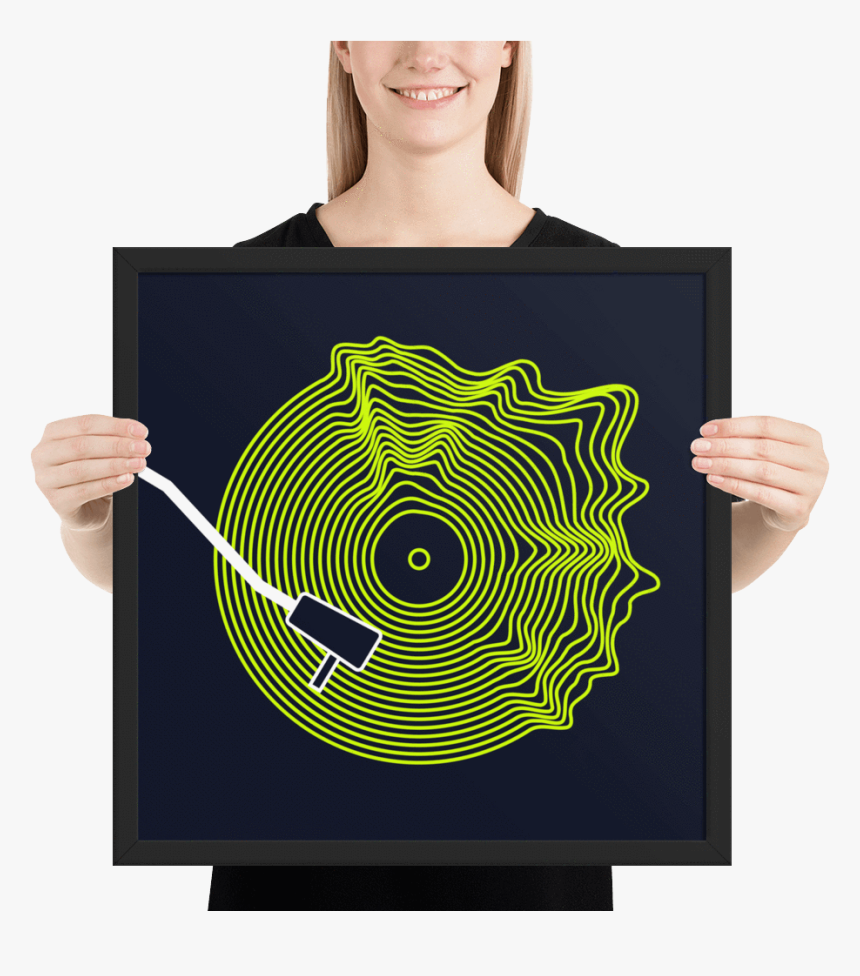 Vinyl Record Wall Art Canvas Print Dj Turntable Picture - 45 Vinyl Record Background, HD Png Download, Free Download