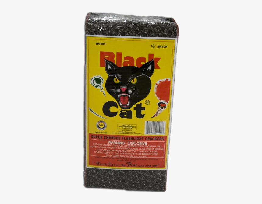 Black Cat Firecrackers - Black Cat Fireworks, HD Png Download, Free Download