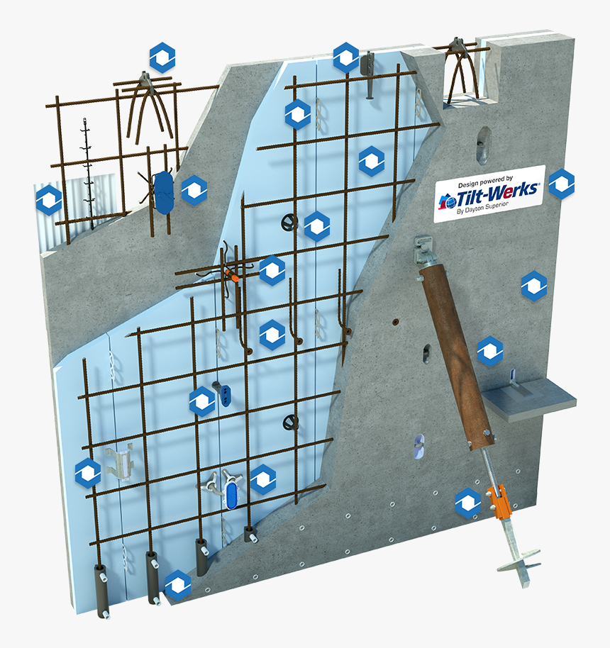 Dayton Superior Insulated Concrete Panel Solutions - Insulated Tilt Wall Panels, HD Png Download, Free Download