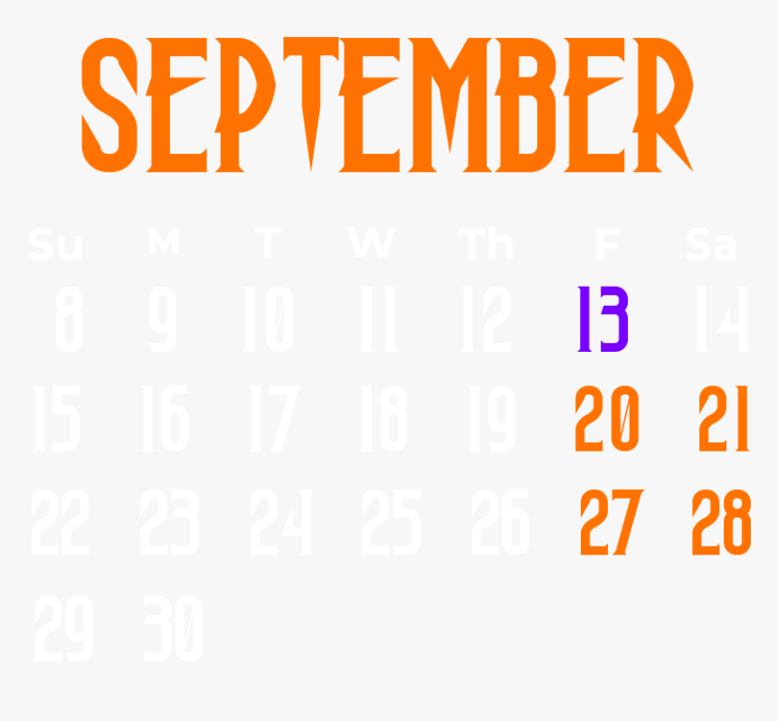 Septcalendar - Tan, HD Png Download, Free Download